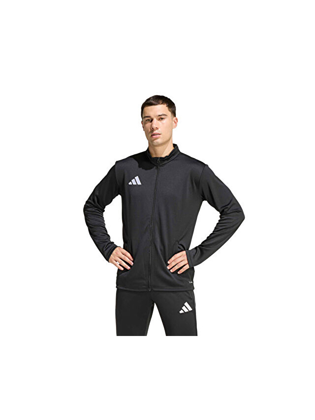 Ent26 Tk Jkt Erkek Futbol Kamp Fermuarlı Sweatshirt Jz6587 Siyah