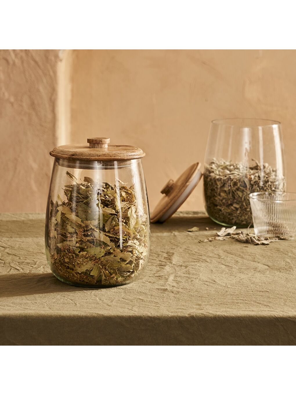 Bej Molena Mango Kapaklı Kavanoz Naturel (1600 ml)-6