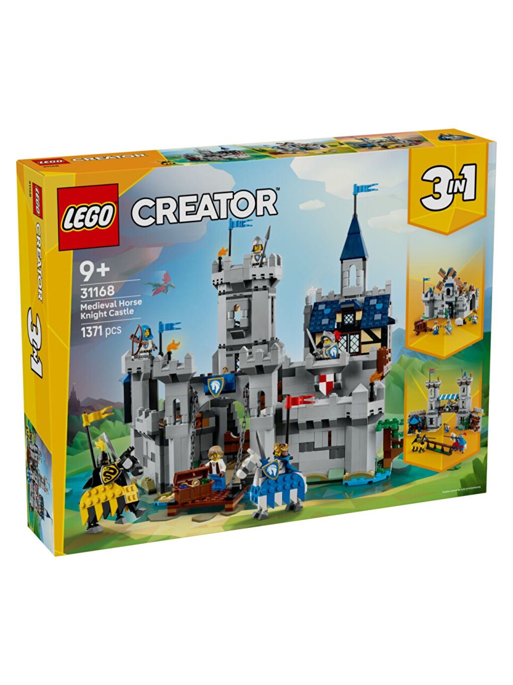 Creator 3 in 1 Orta Çağ Atlı Şövalye Kalesi 31168