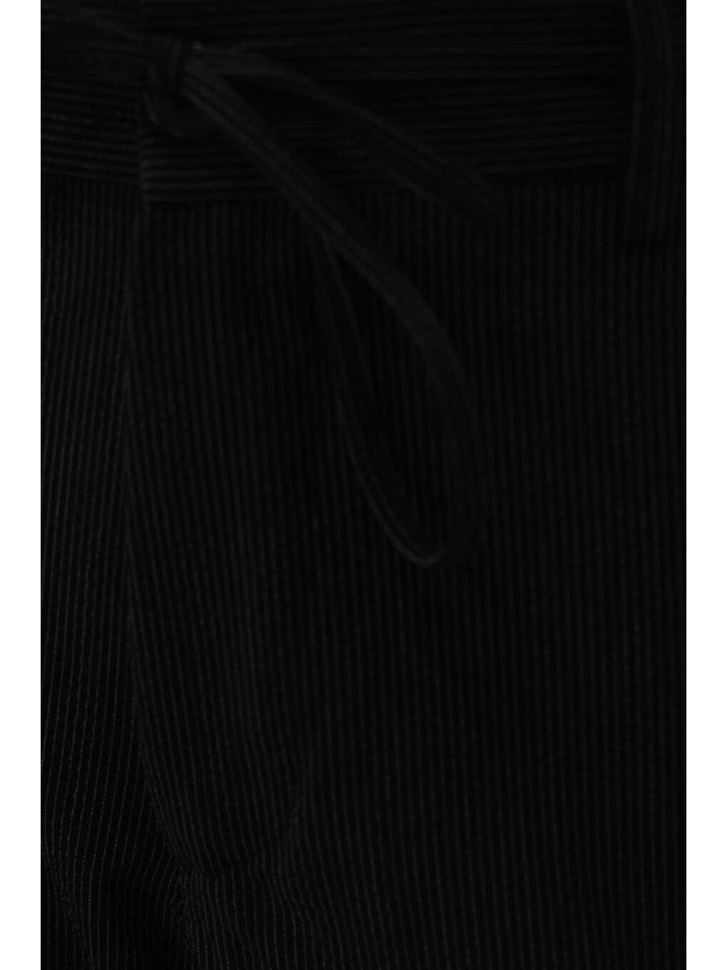 Erkek Siyah Bağcıklı Smart Casual Dynamic Fit Pantolon-3