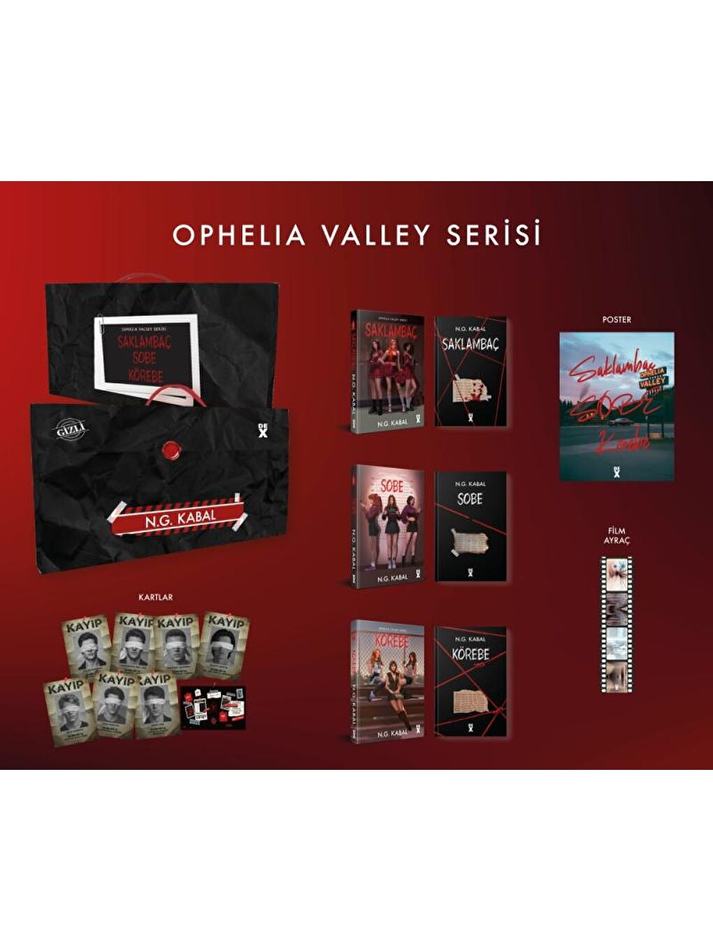 Saklambaç Serisi Kutulu Set - N. G. Kabal