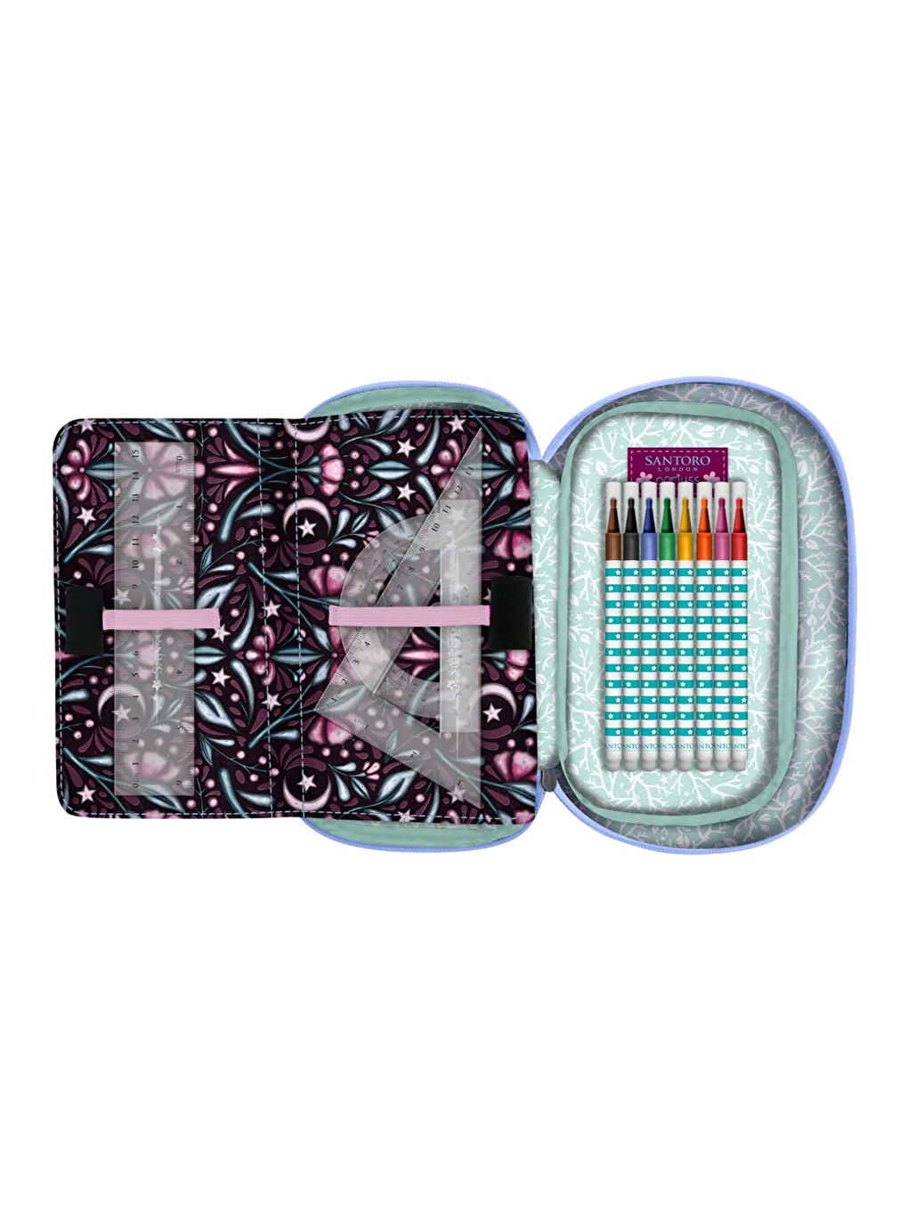 Gorjuss Fairy Dusk Oval İçi Dolu Kalem Çantası 1046GJ21-2