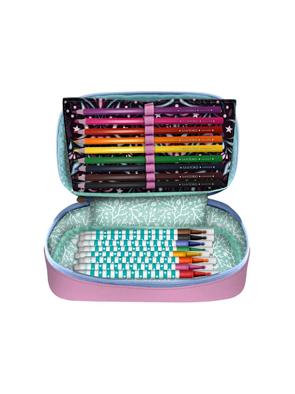 Gorjuss Fairy Dusk Oval İçi Dolu Kalem Çantası 1046GJ21-3