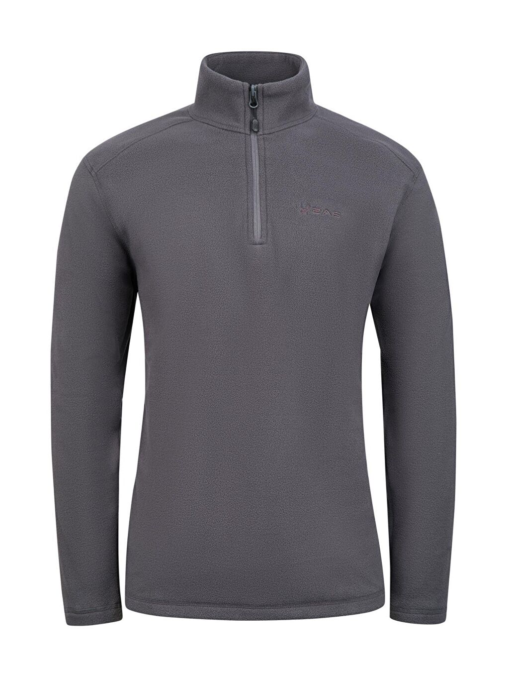 Cedric Erkek Yarım Fermuarlı İnce Polar Sweatshirt Antrasit