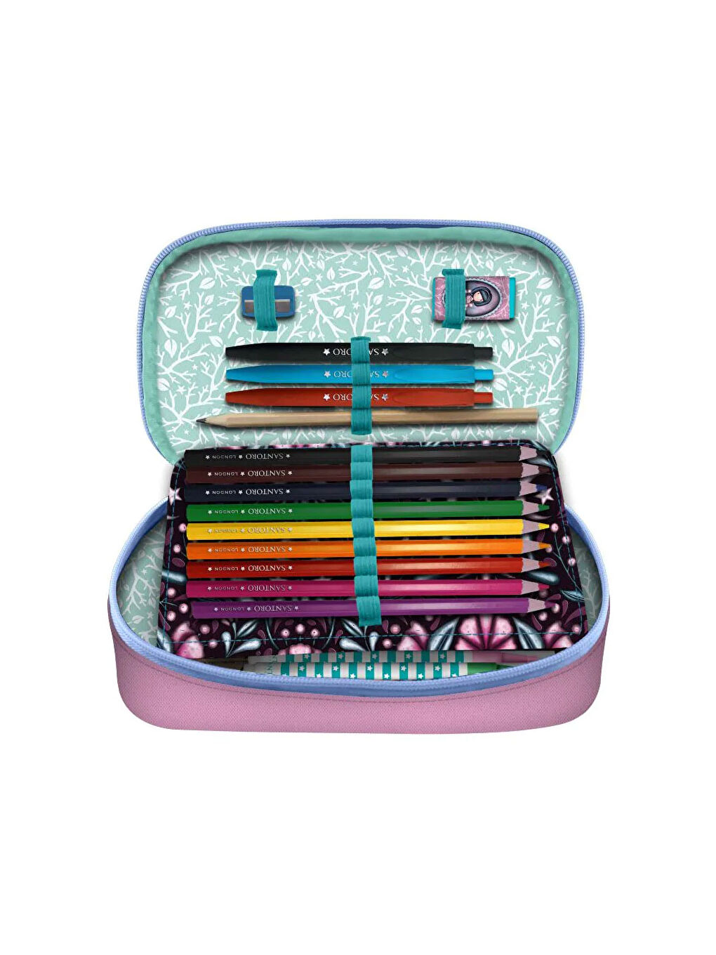 Gorjuss Fairy Dusk Oval İçi Dolu Kalem Çantası 1046GJ21-4