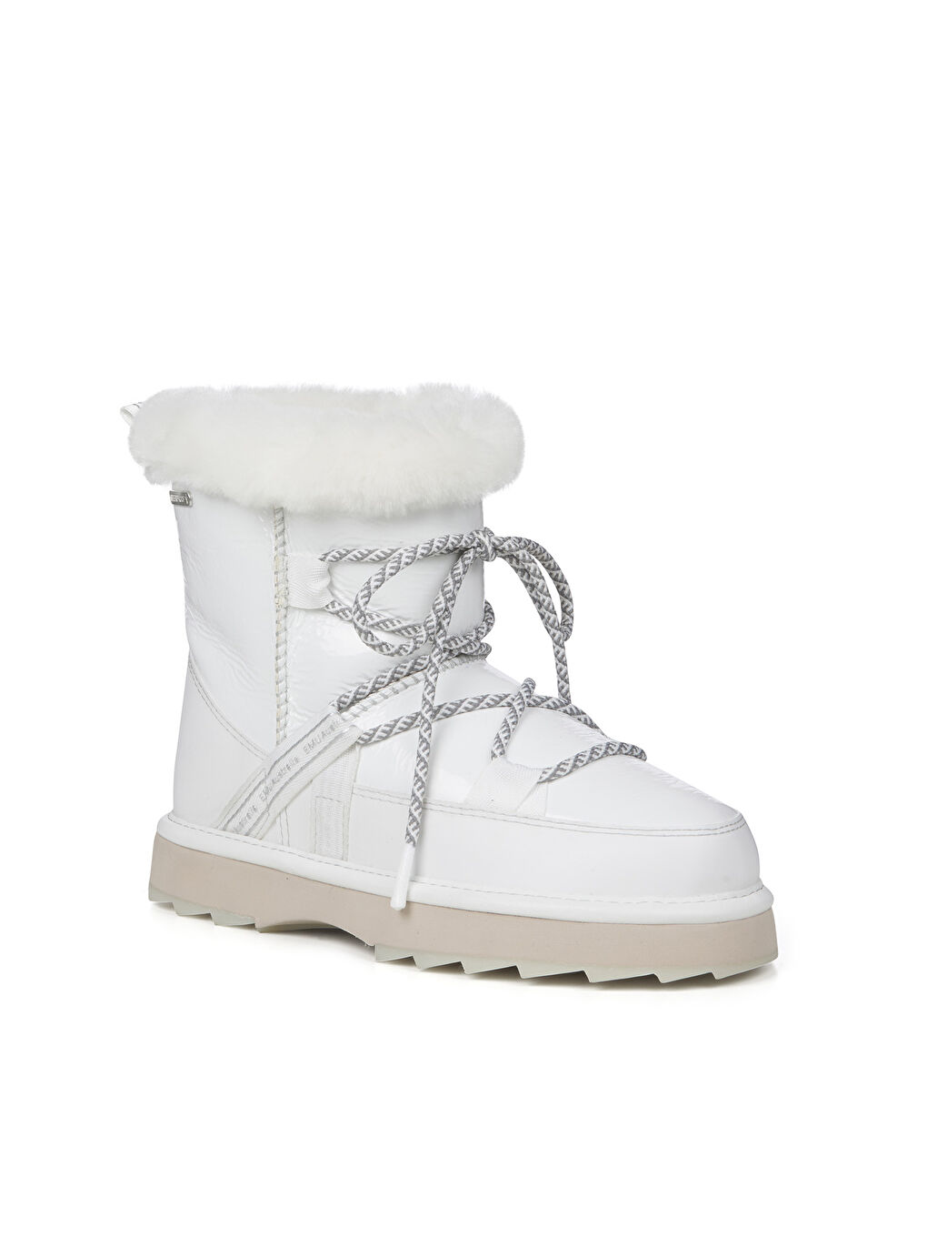 Blurred Glossy 2.0 Kadın Beyaz Bot-1