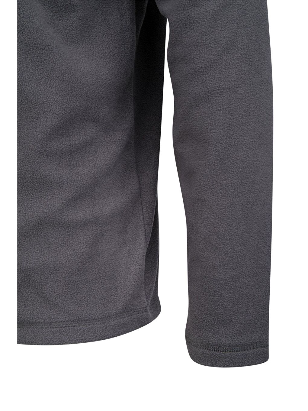 Cedric Erkek Yarım Fermuarlı İnce Polar Sweatshirt Antrasit-3