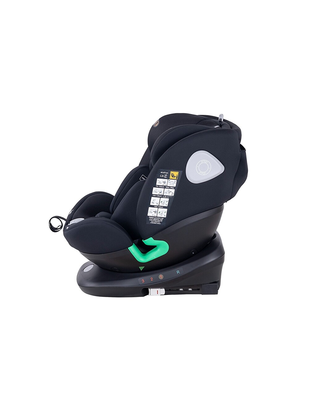 Tronfix 360 Derece Dönebilen 0-36 Kg Isofixli I-size Oto Koltuğu-3