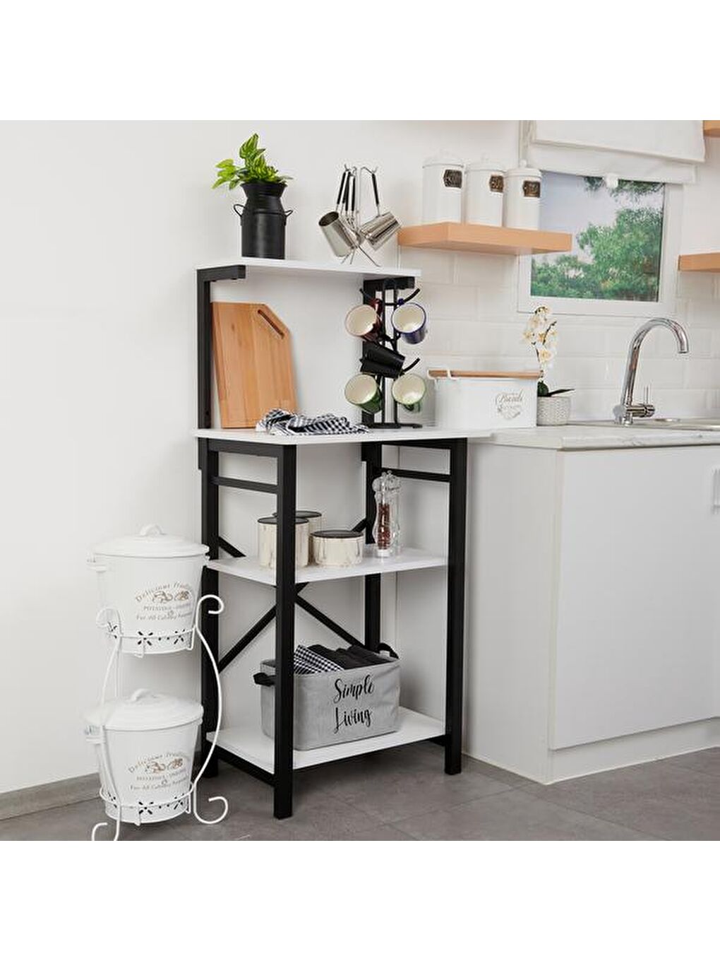 Çok Amaçlı Mutfak Bangosu - Beyaz-5