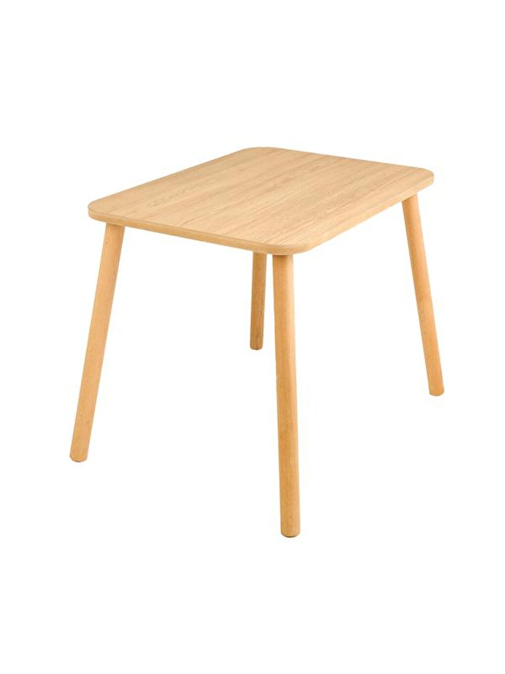 Ekru Montessori 2 Sandalye 1 Masalı Çocuk Çalışma Masası Takımı - Ebru - 60x45x50 cm-1