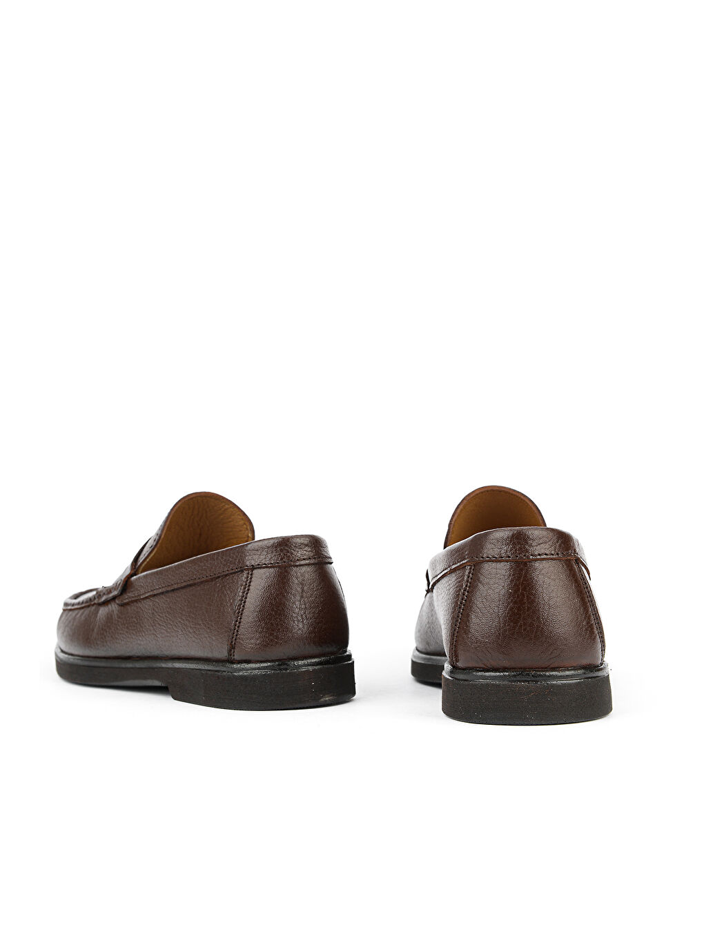 Kahverengi Erkek Hakiki Deri Günlük Ayakkabı 1611065Z301 Kahve-2