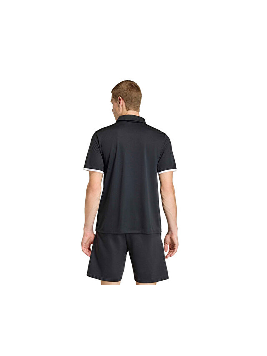 Ent26 Polo Erkek Futbol Kamp Polo Tişört Jz6660 Siyah-1