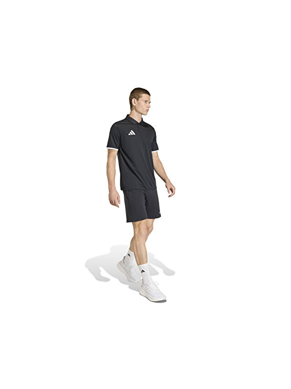 Ent26 Polo Erkek Futbol Kamp Polo Tişört Jz6660 Siyah-6