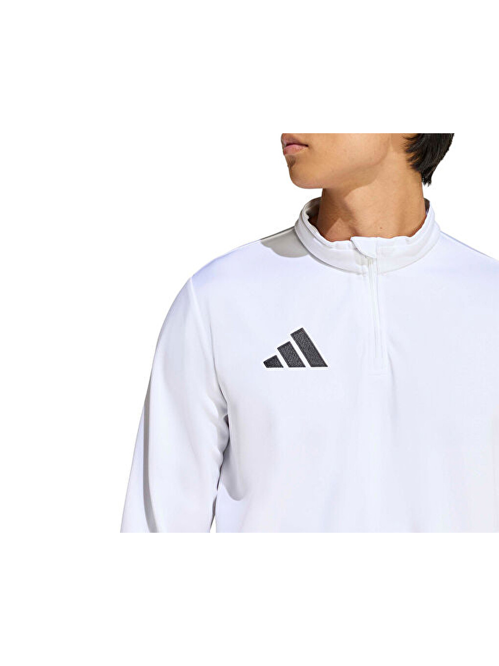 Ent26 Tr Top Erkek Futbol Uzun Kollu Antrenman Tişörtü Jz6656 Beyaz-3