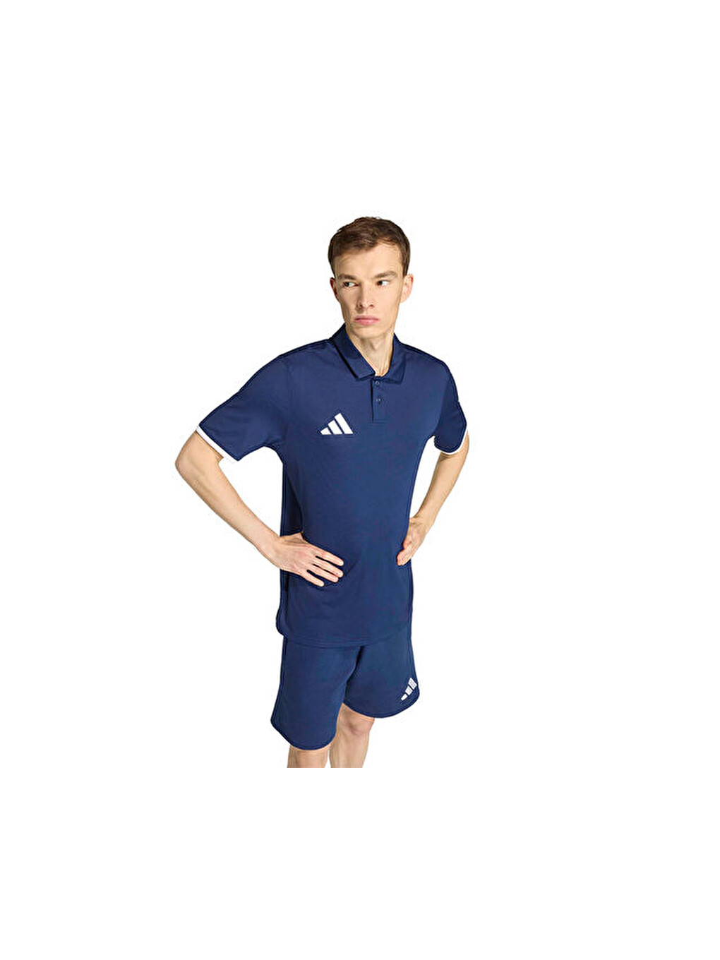 Ent26 Polo Erkek Futbol Kamp Polo Tişört Jz6663 Lacivert-4