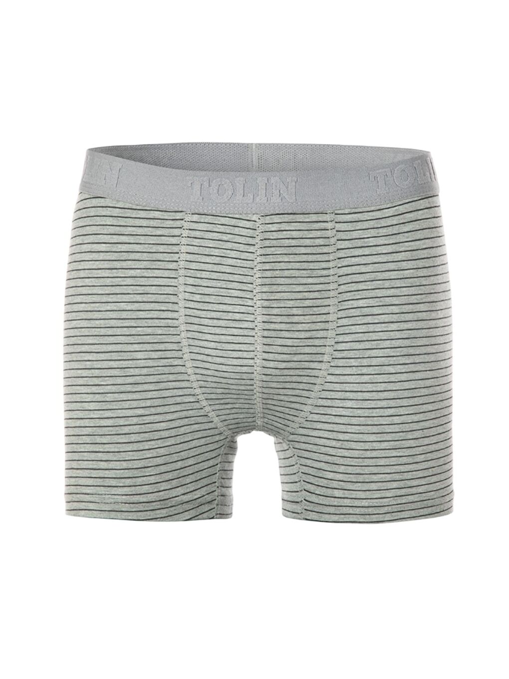 Erkek 3'lü Süprem Pamuklu Elastanlı Gri Boxer Seti 4147-07-1