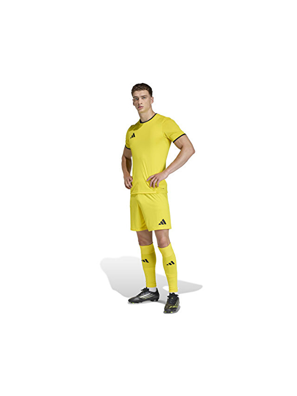 Ent26 Sho Erkek Futbol Şortu Jz2518 Sarı-3