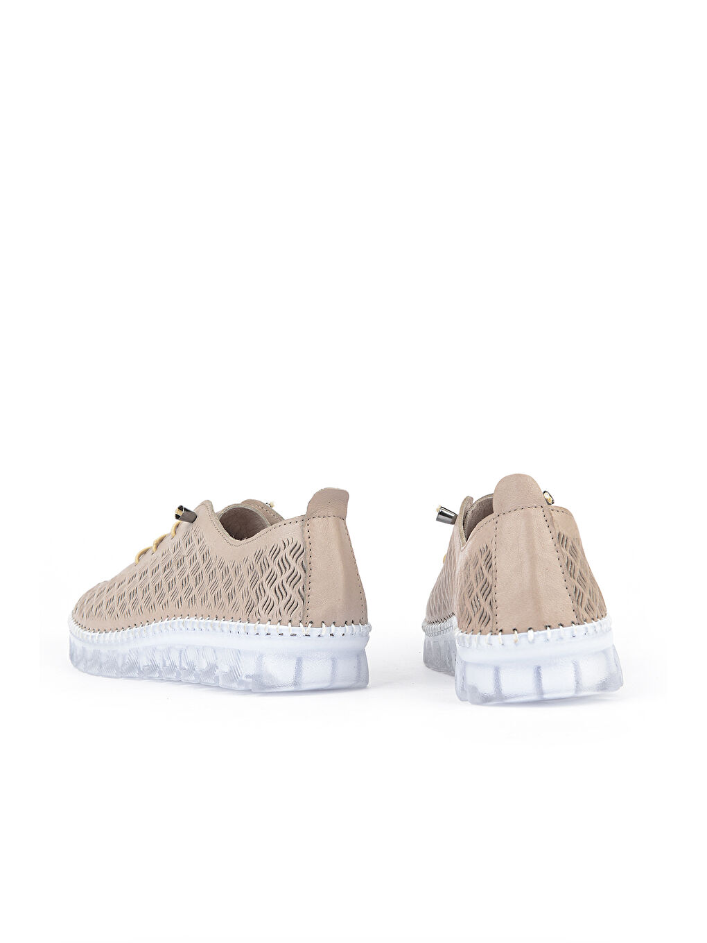 Bej Kadın Hakiki Deri Günlük Ayakkabı 1611046Z8031 Taş-2