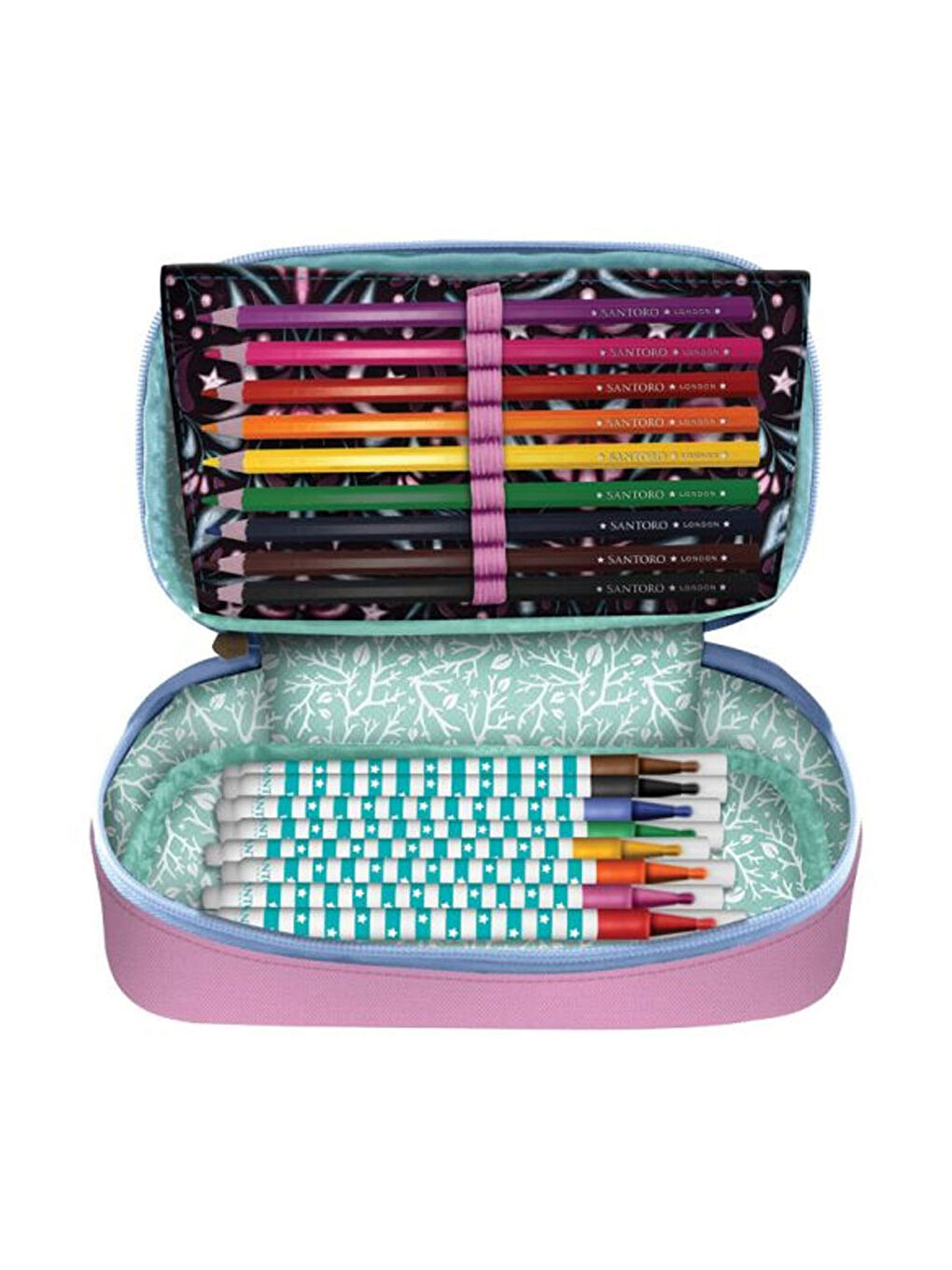 Gorjuss Little Mushroom Oval İçi Dolu Kalem Çantası 1046GJ23-2