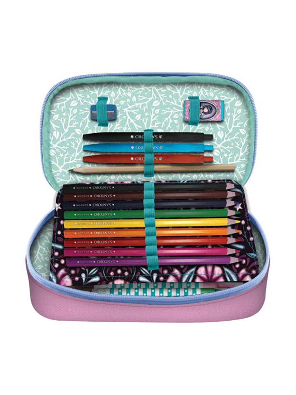 Gorjuss Little Mushroom Oval İçi Dolu Kalem Çantası 1046GJ23-4