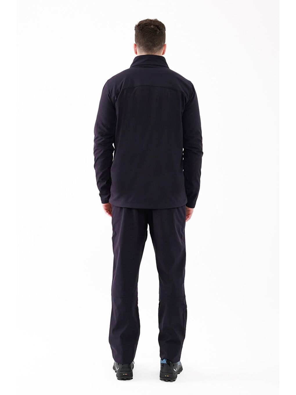 Baxter İnce Softshell Erkek Ceket Siyah-3