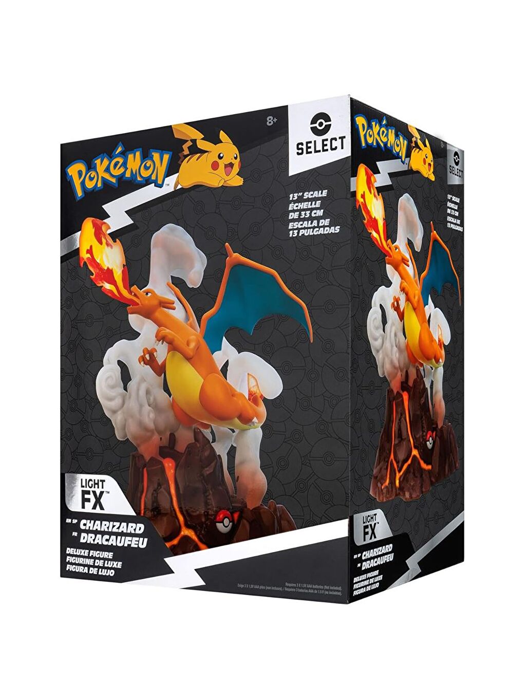 Pokemon Renksiz Select Seri Lüks Koleksiyon Heykel Figür - Charizard - 3