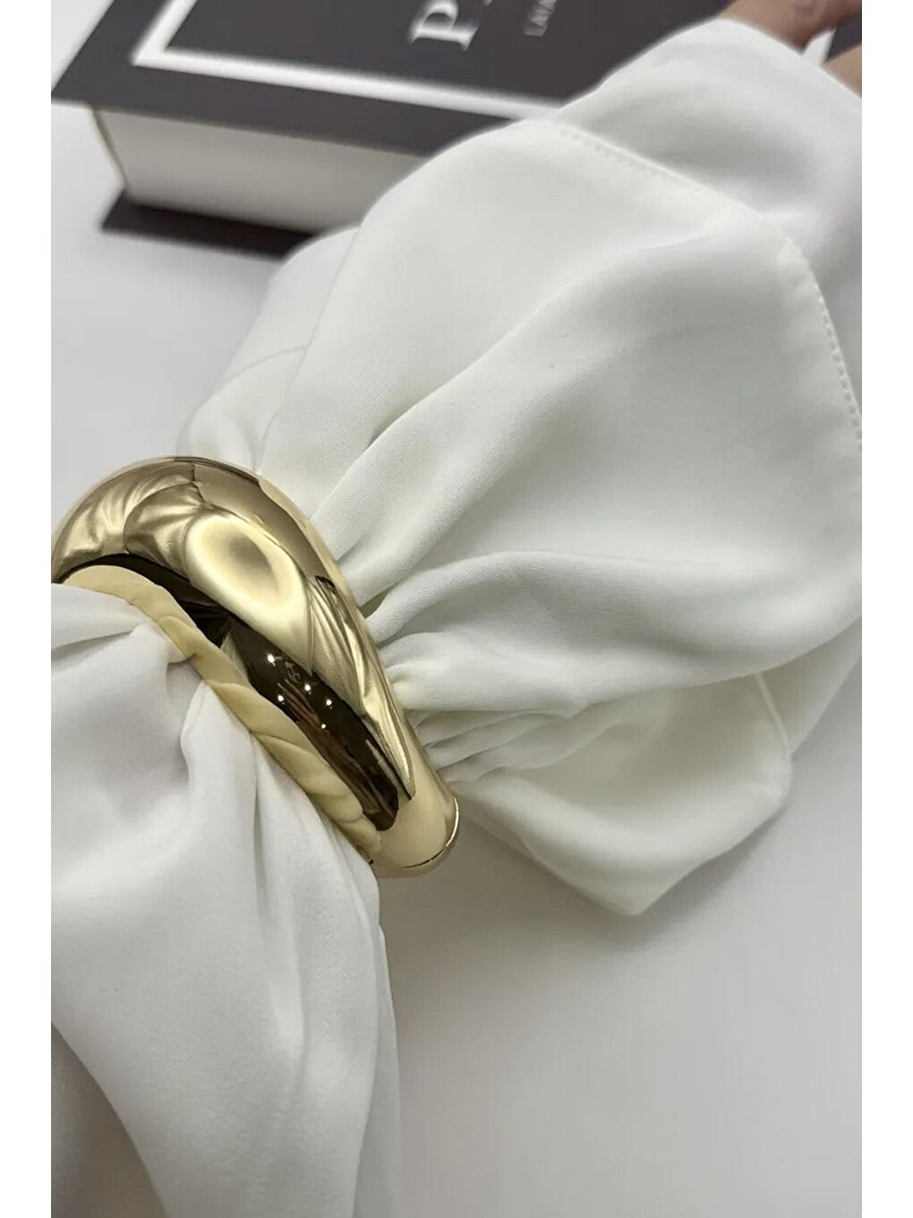 Sarı Altın Kaplama Kalın Cuff Kelepçe Bilezik