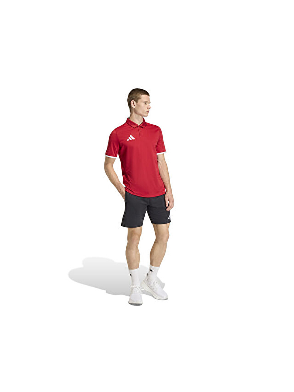 Ent26 Polo Erkek Futbol Kamp Polo Tişört Jz6664 Kırmızı-6
