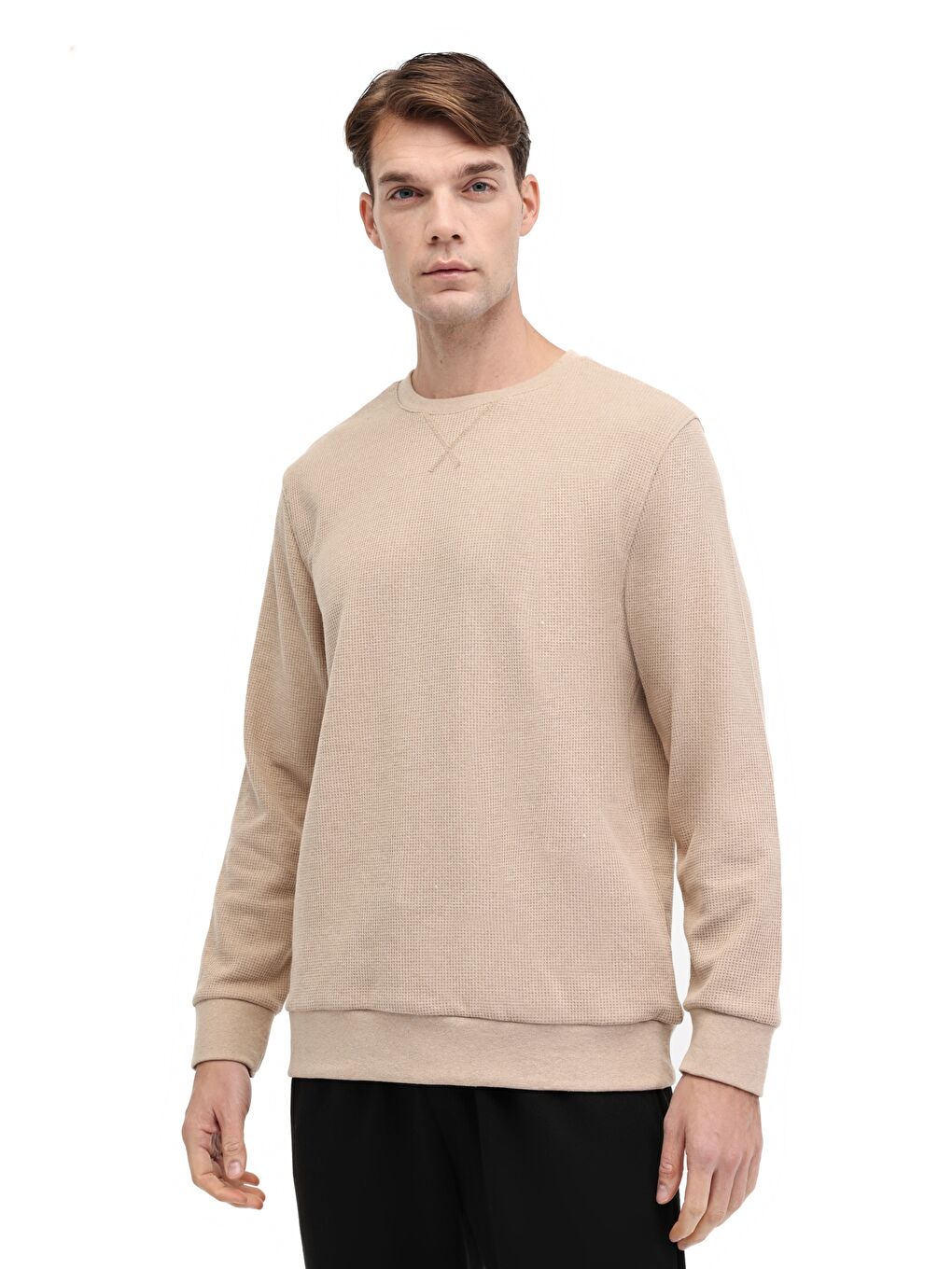 MB UNOWN 16ESS-508 5PR Bej Erkek Sweatshirt