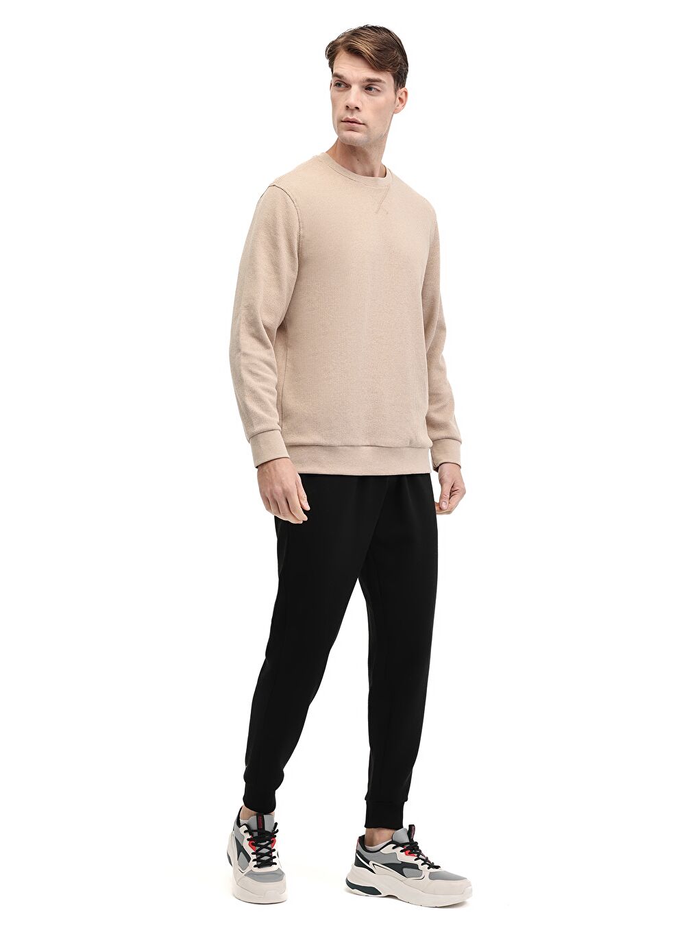 MB UNOWN 16ESS-508 5PR Bej Erkek Sweatshirt-2