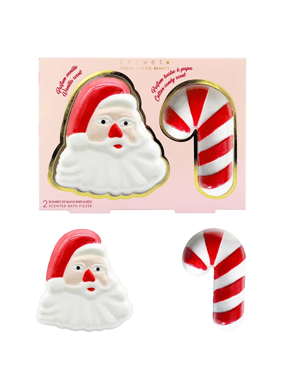 Baston Şeker Şeklinde 2'li Banyo Bombası Seti-1