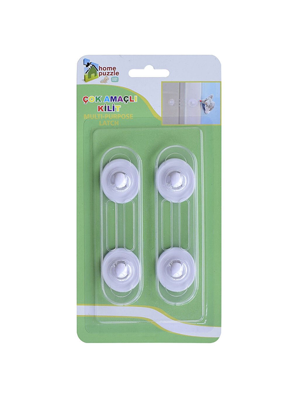 Home Puzzle Çok Amaçlı Güvenlik Kilidi Beyaz