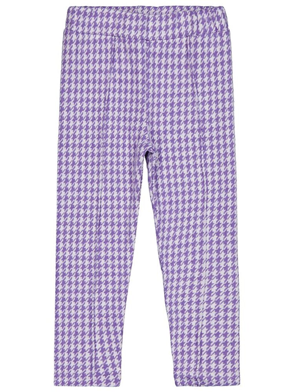 Mor Girls Kazayağı Desen 10-13 Yaş Tayt - Lila 11-12 Yaş-1