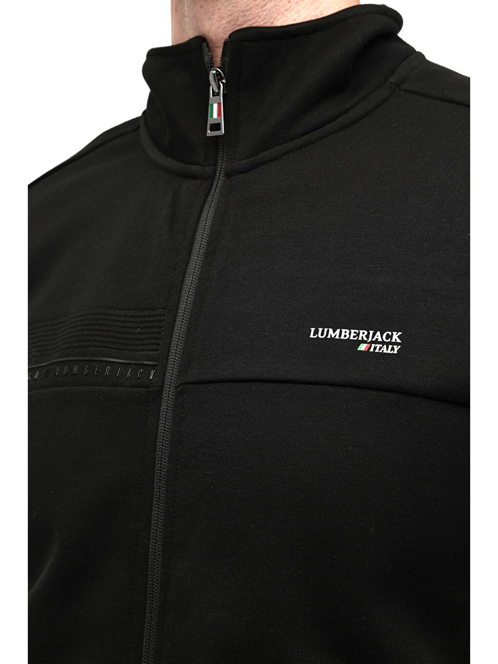 ML RENATO 18ITL1013 5PR Siyah Erkek Eşofman Üstü-3