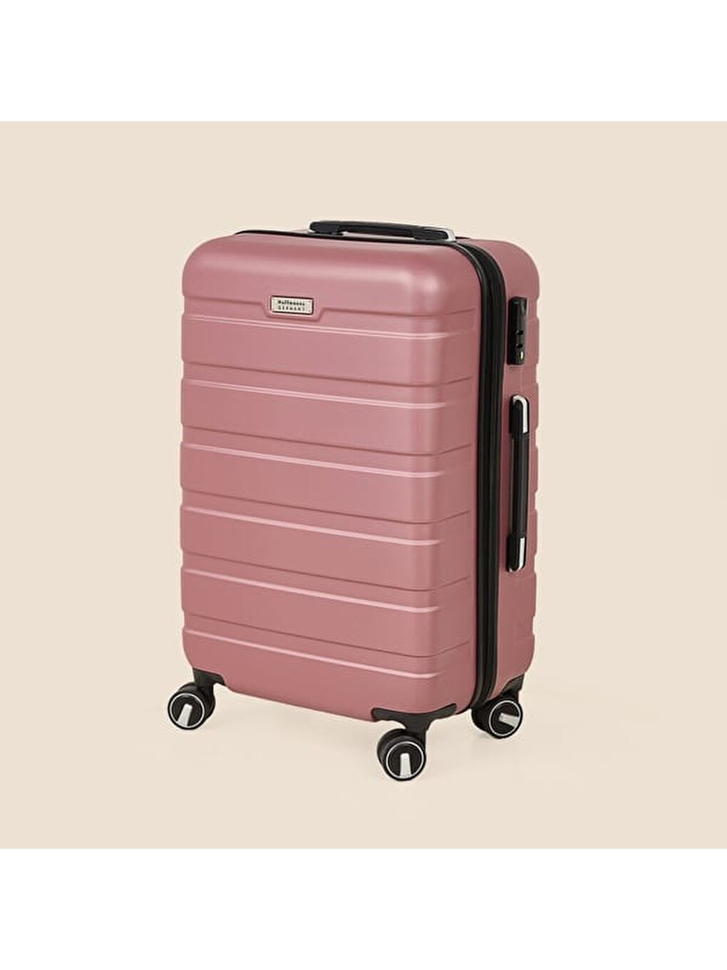 Pembe Titan Orta Boy ABS Valiz - Gülkurusu - 66x45x26 cm-6
