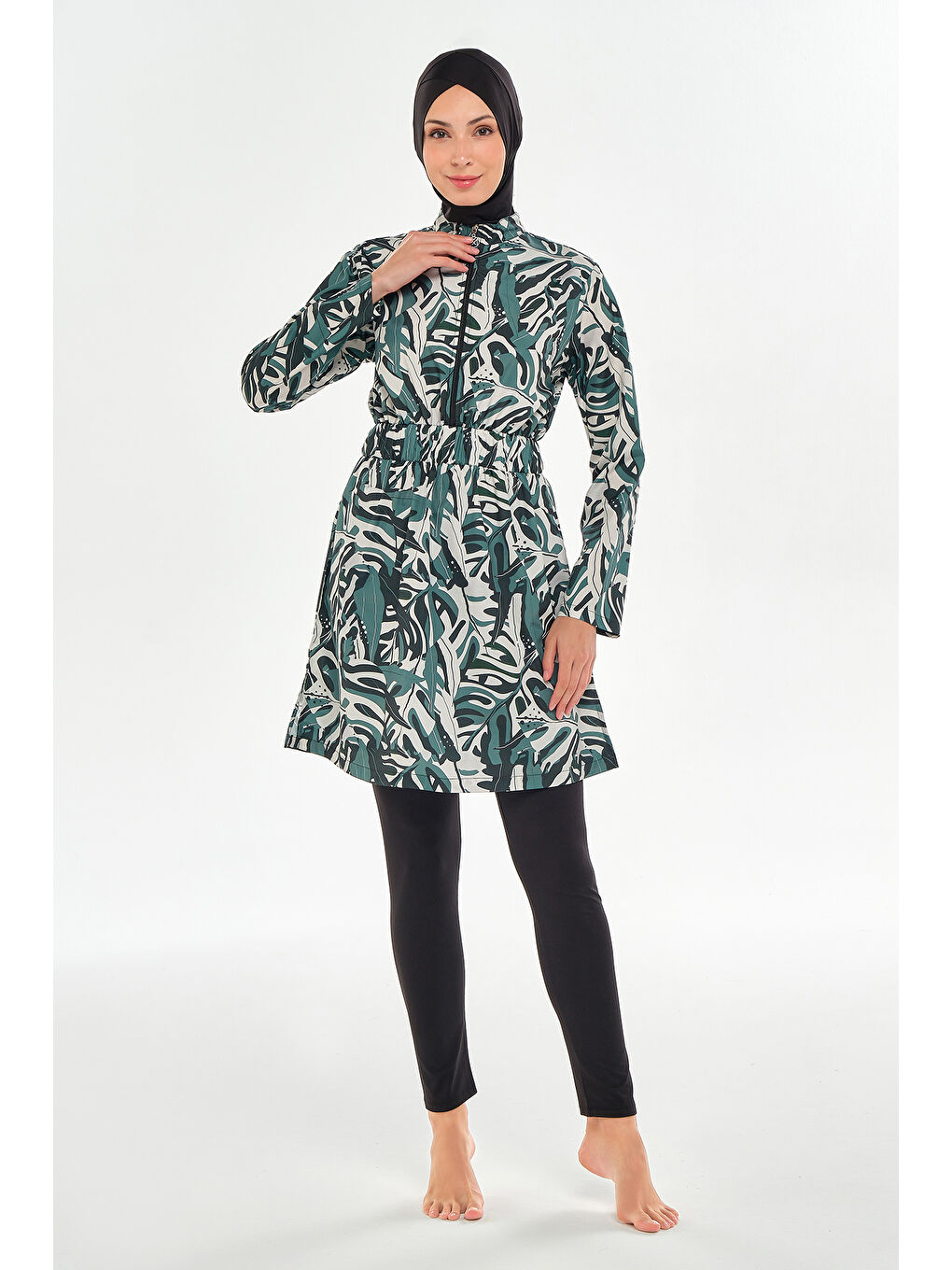 Tam Kapalı Tesettür Mayo 2407 Siyah-1