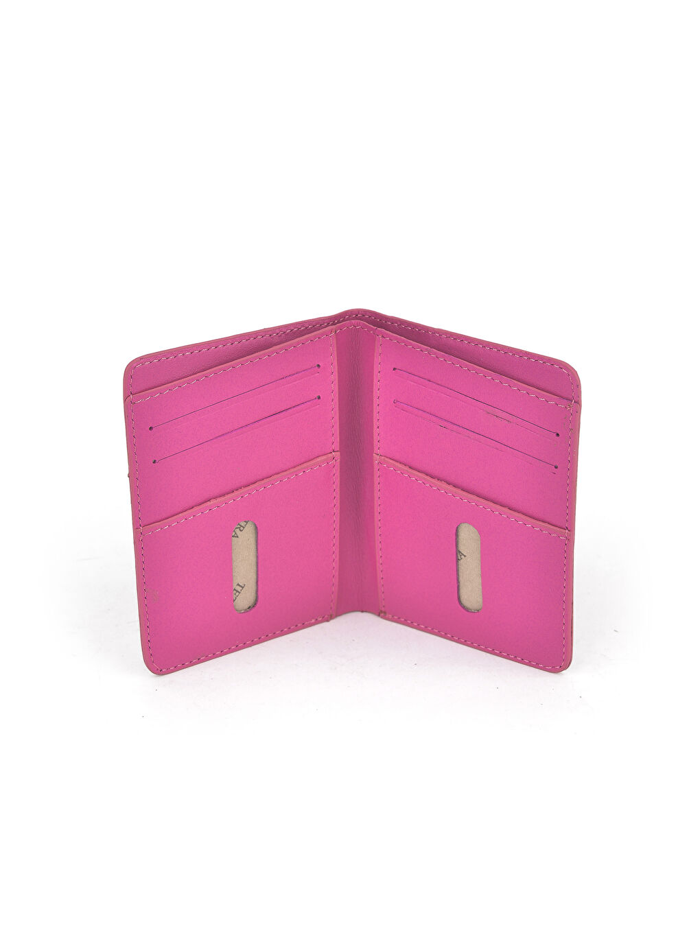 Unisex Hakiki Deri Kartlık 1539852Z02 Fuşya-1