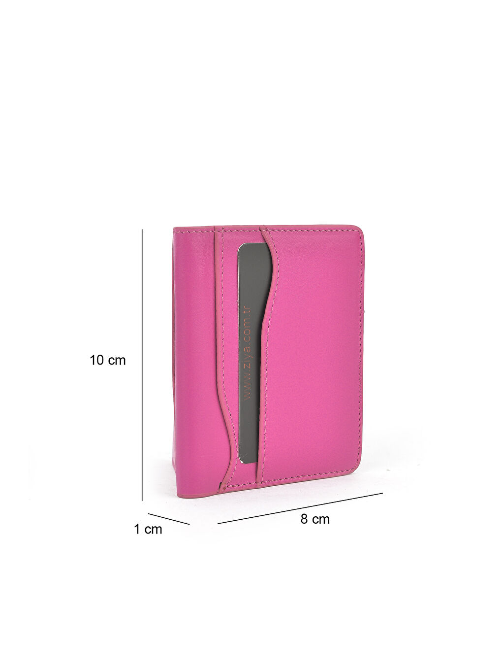 Unisex Hakiki Deri Kartlık 1539852Z02 Fuşya-2