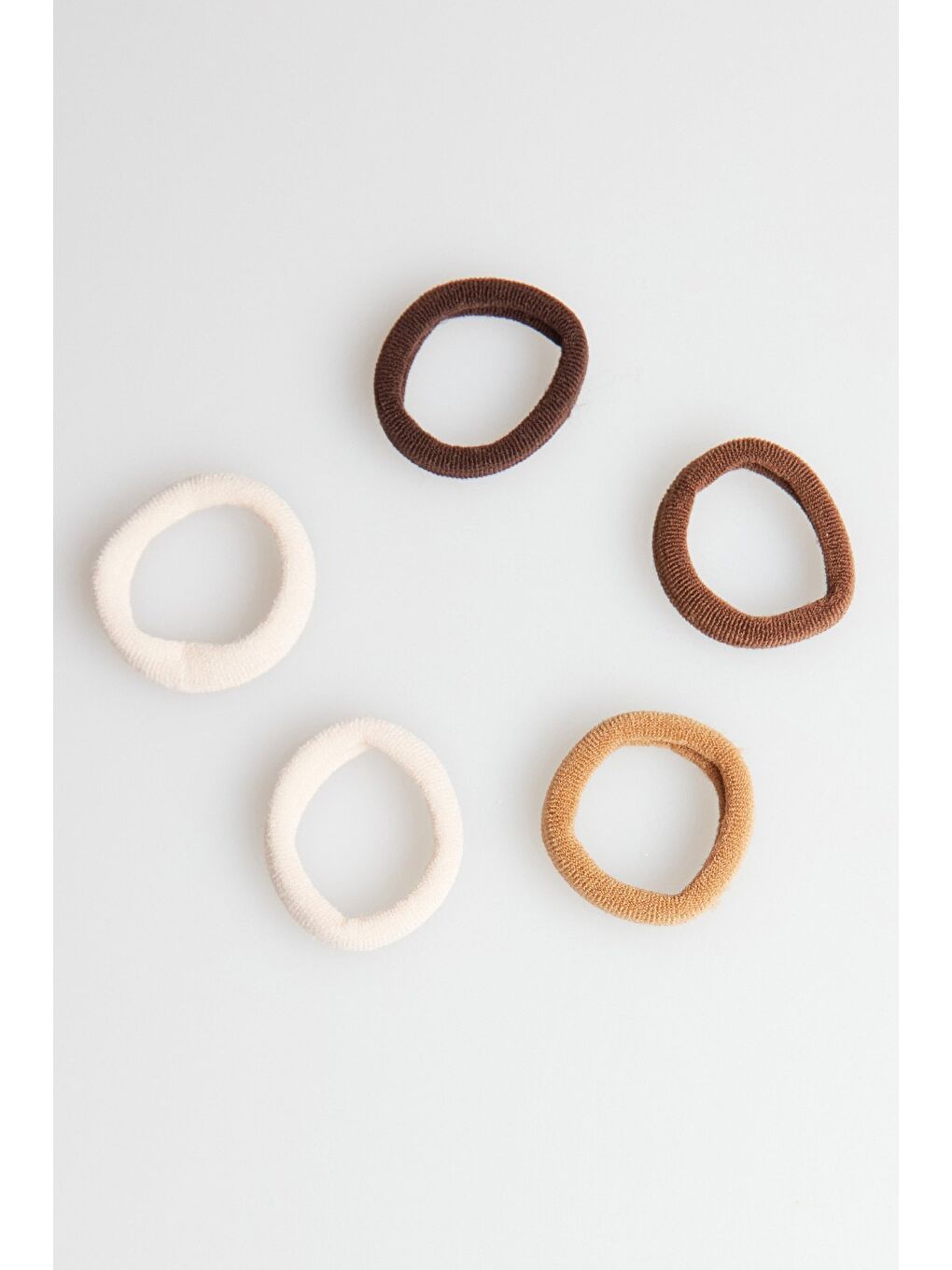 Ekru Çiçek Figürlü 6 Lı Kız Çocuk Toka-1