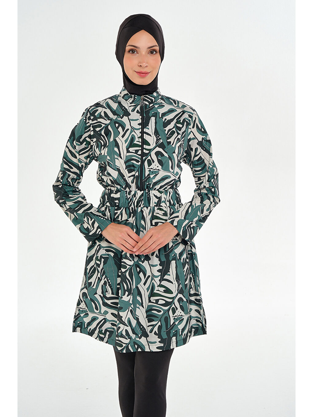 Tam Kapalı Tesettür Mayo 2407 Siyah-2