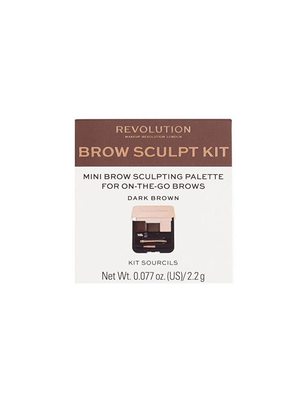 Revolution Antrasit-Gri Brow Sculpt Dark Kaş Kiti