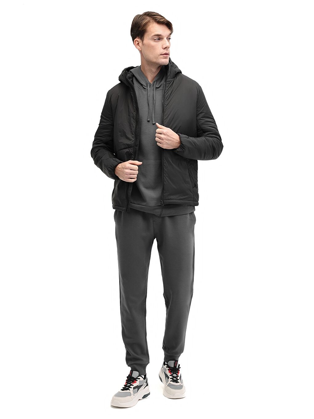 ML GROKS 1KMNT-01 5PR Siyah Erkek Mont-2