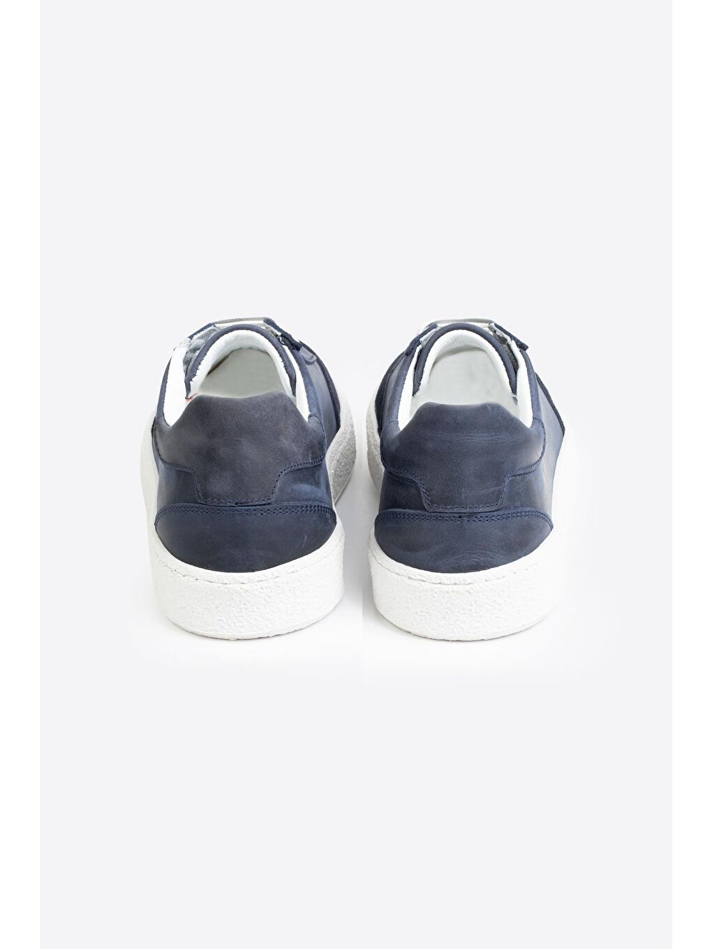 Lacivert Erkek Hakiki Deri Günlük Sneaker – Casual Ayakkabı-2