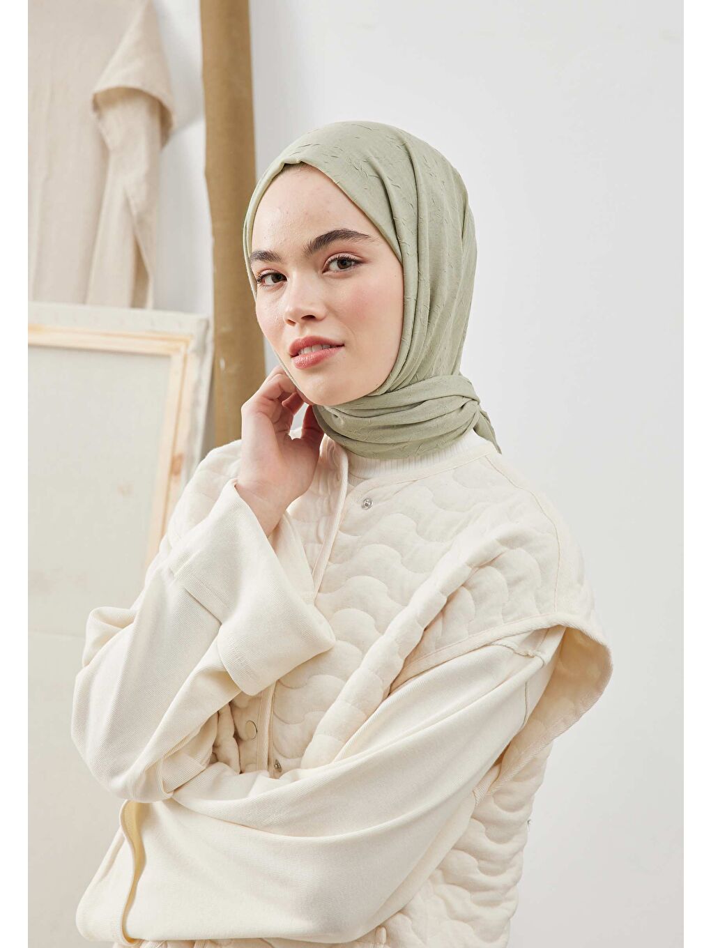 Yeşil Bambu Şal Adaçayı