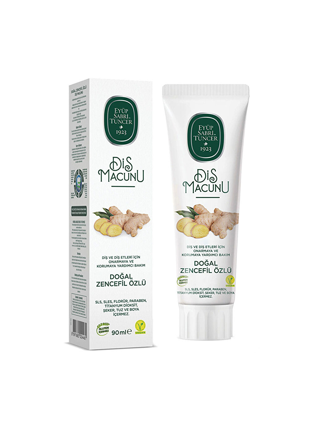 Doğal Zencefil Özlü Diş Macunu 90 ml