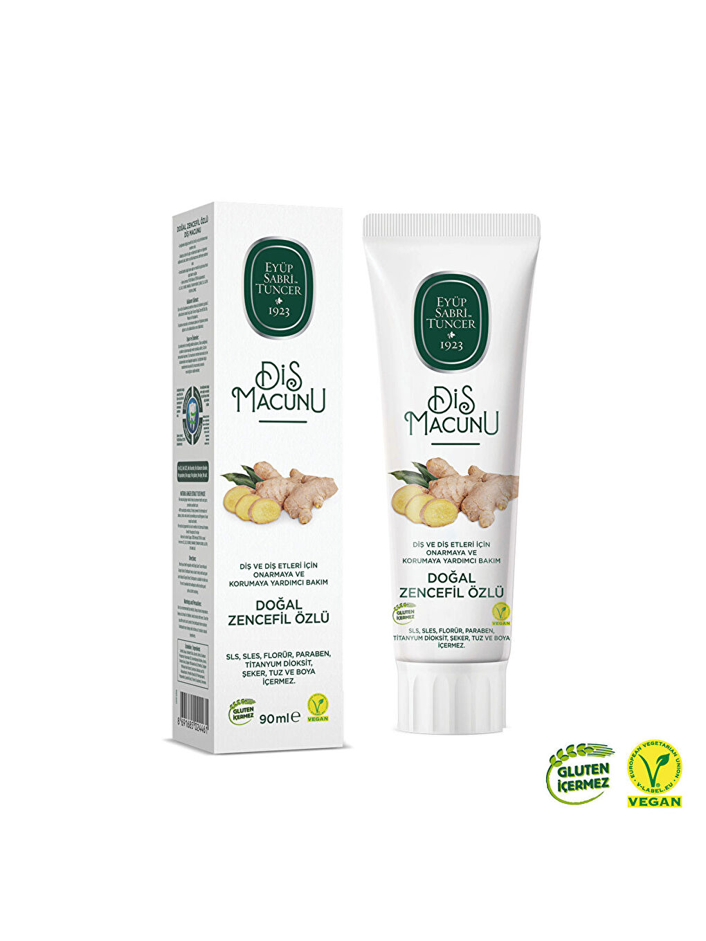 Doğal Zencefil Özlü Diş Macunu 90 ml-2