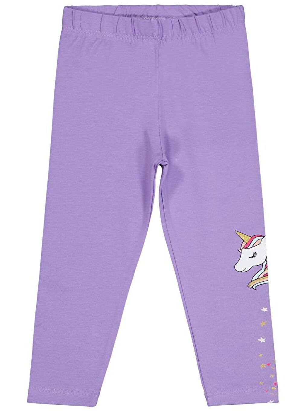 Mor Girls Baskılı 2-5 Yaş Tayt - Lila 4-5 Yaş