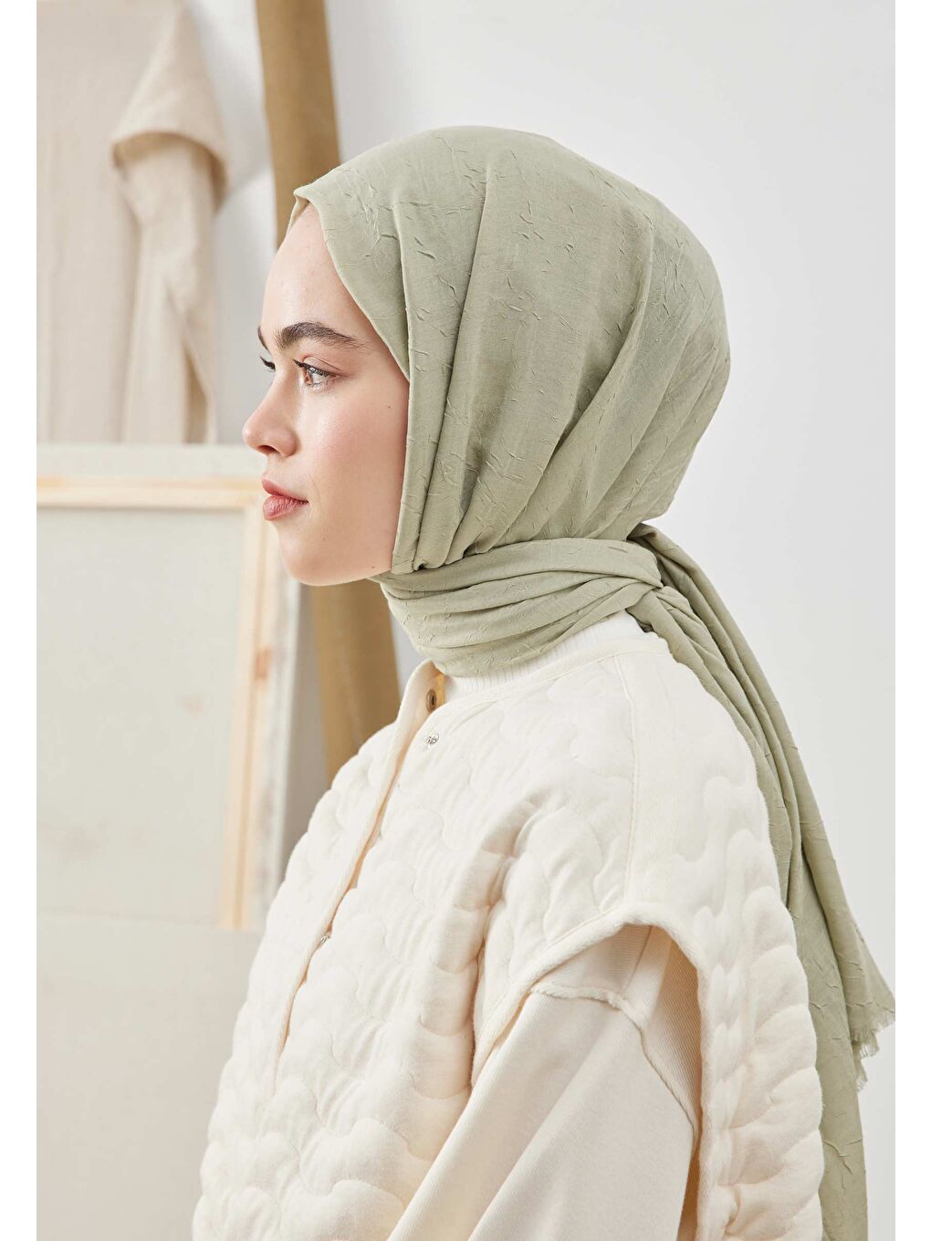 Yeşil Bambu Şal Adaçayı-3