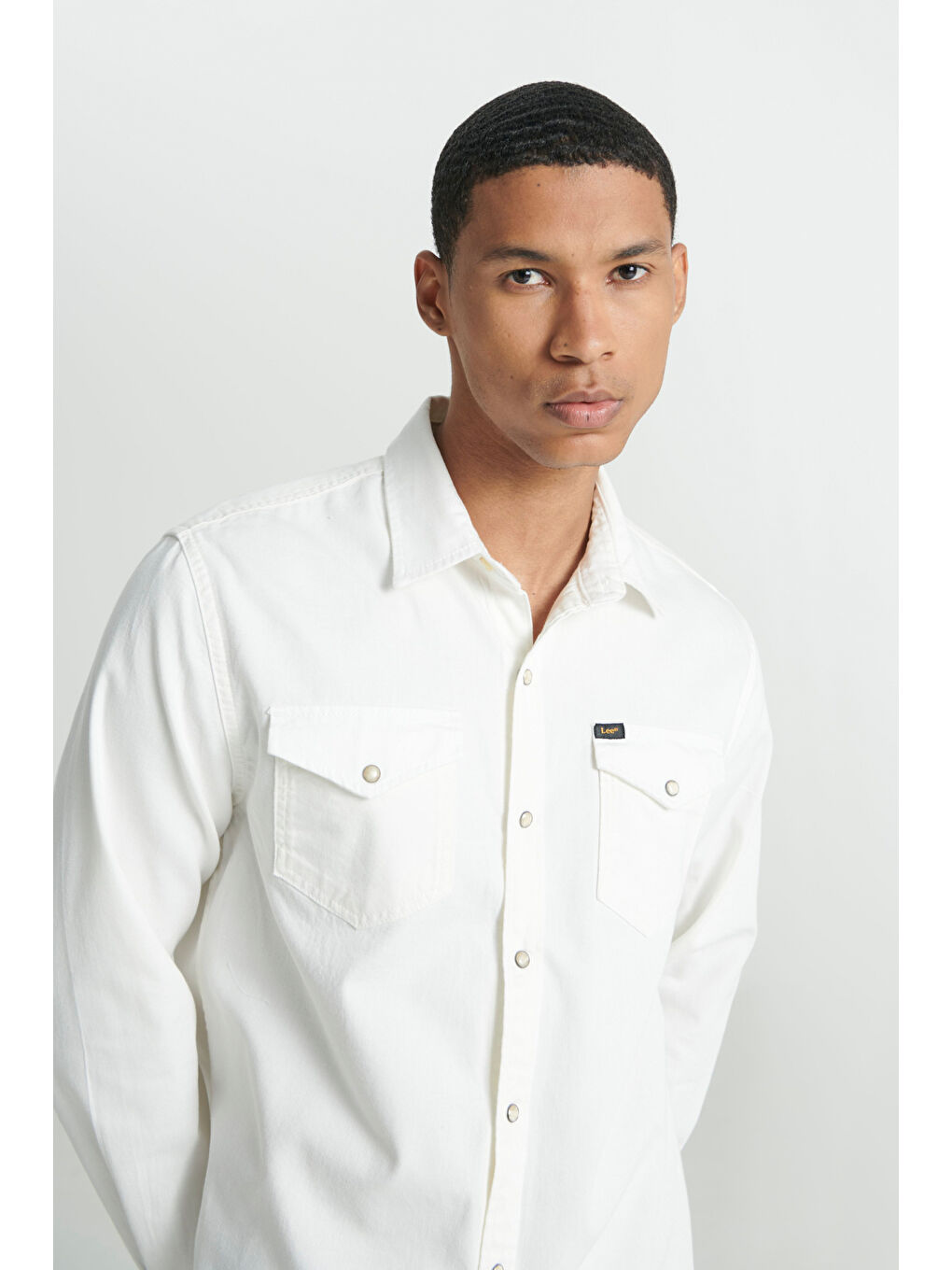 Regular Fit Normal Kesim %100 Pamuk Kırık Beyaz Uzun Kollu Gömlek-4