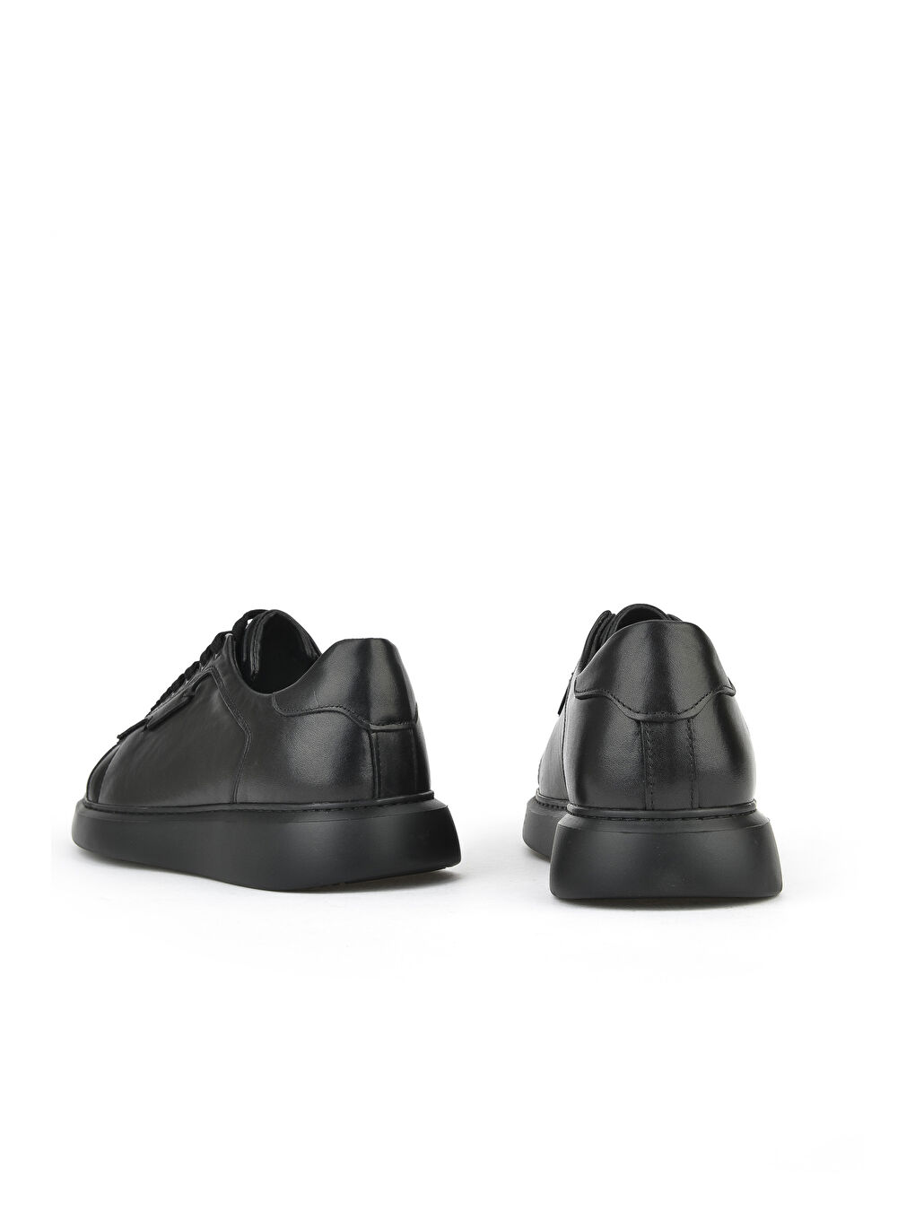 Erkek Hakiki Deri Sneaker 151423Z512 Siyah-2